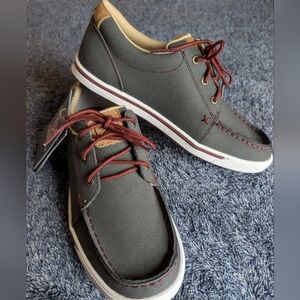 Twisted X Women's Gray and Red Casual Shoes